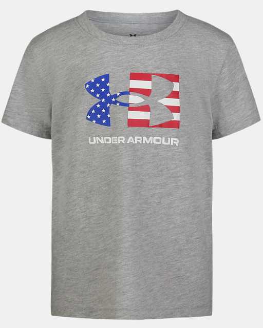 Little Boys' UA Freedom Flag Heather T-Shirt